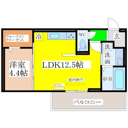 羽犬塚駅 徒歩36分 3階の物件間取画像
